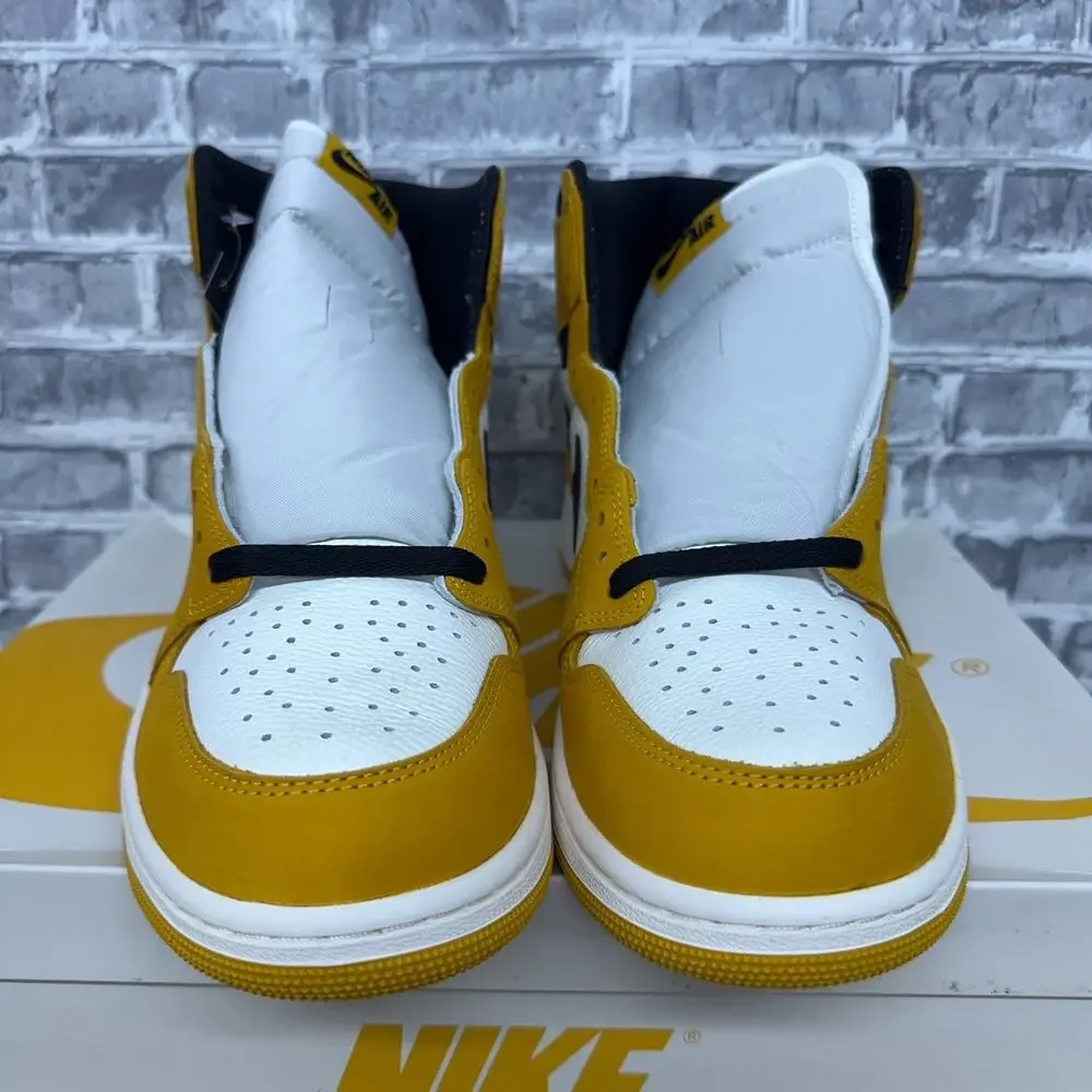 Nike Air Jordan 1 Retro High OG Yellow Ochre White DZ5485-701 Mens Size 11.5 New